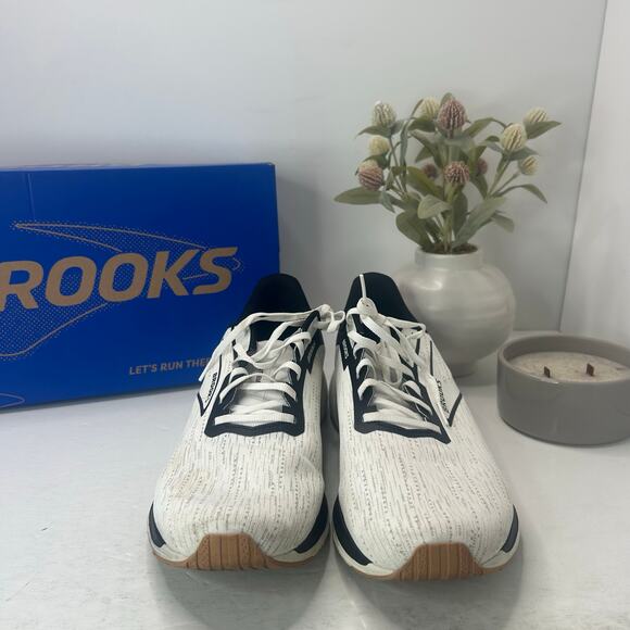 Brooks Anthem 7 Running Sneakers White, Black, Tan 1104391D121 Men\'s 13 main image 6